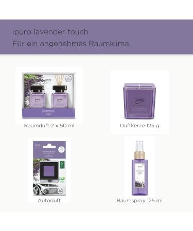 Ipuro Lavender Touch - Electric Scent Plug Refill 20ml | Contemplative Lavender Room Fragrance | Refillable Air Freshener for a Puristic Experience - Buy Online on GoSupps.com