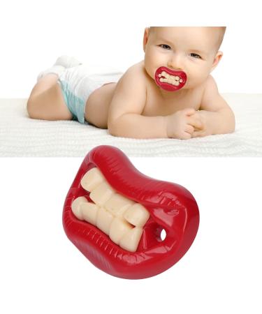 Funny BPA-Free Baby Pacifier | Safe Silicone & Polypropylene Orthodontic Pacifiers for Newborns & Toddlers - Perfect for Showers & Bedrooms - Buy Online on GoSupps.com