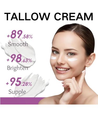 Tallow Balm - Moisturiser for Dry Skin - Body Lotion - Beef Tallow Lavender Body Moisturiser for Women&Men - Nourish Smooth Body Cream - Repair Barrier Face Moisturiser Balance Oil Body Care - Buy Online on GoSupps.com