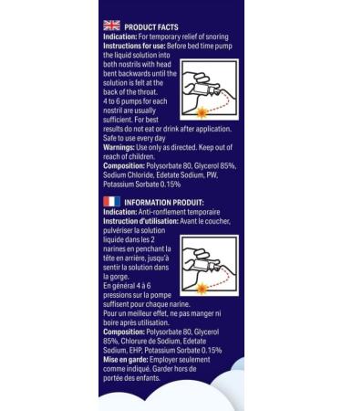 Asonor Snoring Nasal Spray (30ml) 2-pack - Buy Online on GoSupps.com
