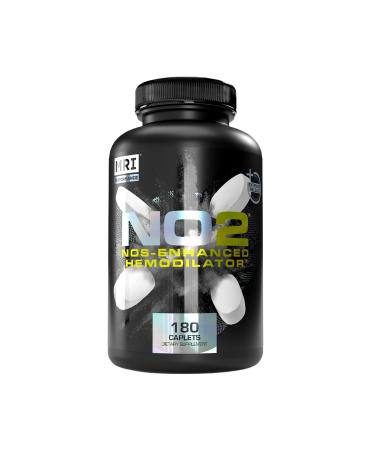 MRI Performance NO2 Nitric Oxide Original Formula All Day Perpetual Pump Stim-Free Pre-Workout N.O. Booster with L-Arginine Alpha Ketoglutarate AAKG Power Strength Lean Muscle Mass & Vascularity 180 Count (Pack of 1)