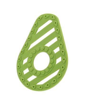 Acorn Baby - Teething Toy - Avocado Silicone Teether Toy Promotes Cognitive Development - Relives Sore and Swollen Gums