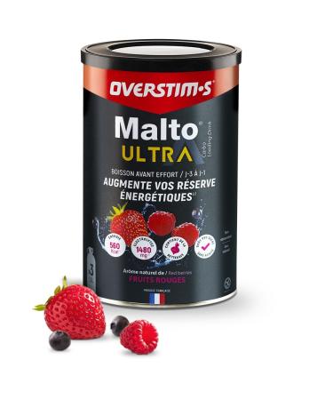 Overstim.s - Ultra Malto Drink (450g) - Increases energy reserves - Slow carbohydrates - Improves endurance - Good muscle function - Reduces fatigue - Red Fruit Flavor