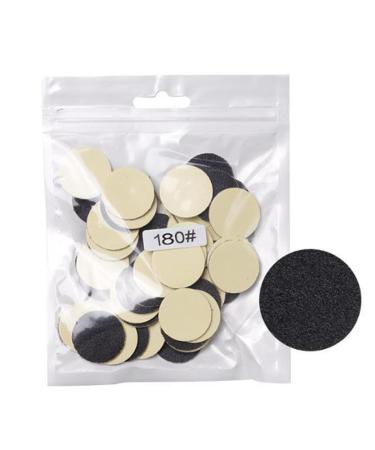 Lot de 50 disques abrasifs auto-adh sifs rempla ables Grain 80/180 Black Aa