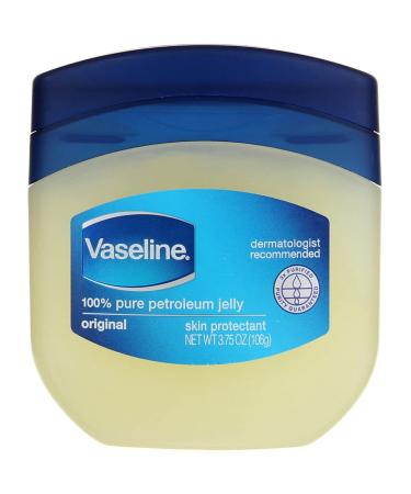 Vaseline 100% Pure Petroleum Jelly Skin Protectant 3.75 oz (Pack of 10)