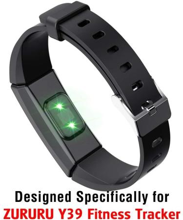 ZURURU Fitwatch XP Replacement Band - Black | Y39 Fitness Tracker Accessory - Buy Online on GoSupps.com