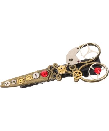 Beaupretty Steampunk Hair Clip Gear Scissor Hair Clip Decorative Hair Clip Punk Hair Clip Gothic Vintage Hair Clip Retro Barrette Lolita Hair Clip - Buy Online on GoSupps.com