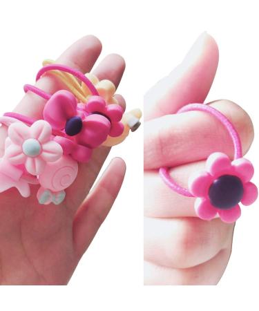 100 Pack Mix Colors Girls Elastic Hair Ties - Soft Rubber Bands & Ponytail Holders for Toddlers & Kids - Perfect Hair Accessories - Buy Online on GoSupps.com
