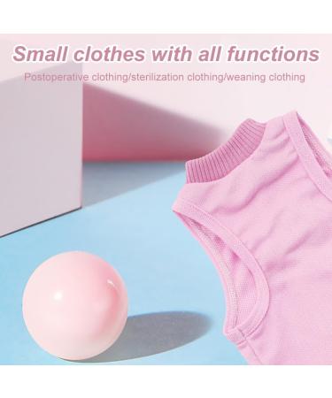 Phcozy Recovery Suit for Cats & Dogs - Protective Clothing for Post-Operative Care Pink - Buy Online on GoSupps.com