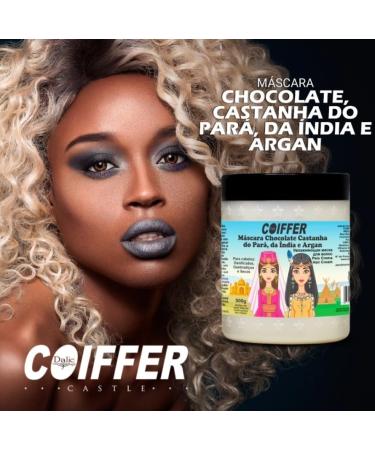 Coiffer Chocolate Brazil Nut & Argan Hair Mask - Intense Nourishment for All Hair Types | 17.63 oz - International Shipping Available - Buy Online on GoSupps.com