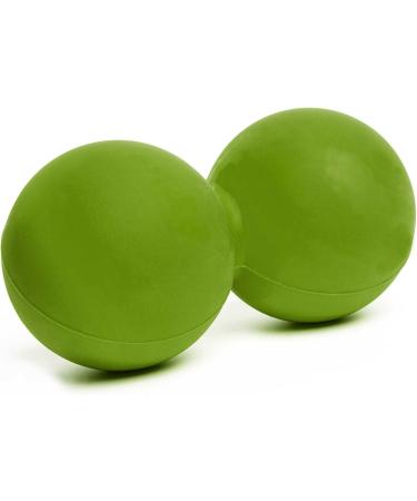 Double Fascia Ball | 8cm Silicone Massage Ball for Self-Massage Fascia Training & Muscle Relaxation | Peanut Ball Globo - Purple Green | International Shipping Available - Buy Online on GoSupps.com