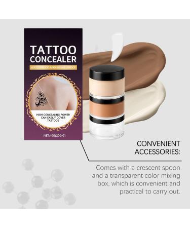  Misaakoeq Water Resistant Body Concealer | Waterproof Leg Makeup Invisible Foundation Sweat Resistant for Party Cosplay - Family Event Office Hoax Daily - Buy Online on GoSupps.com