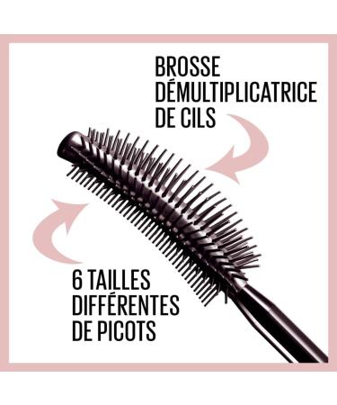 Maybelline New-York - Mascara Volume Effet ventail - Cil Sensational - Teinte : Very Black - 2 x 9 4 ml - Buy Online on GoSupps.com