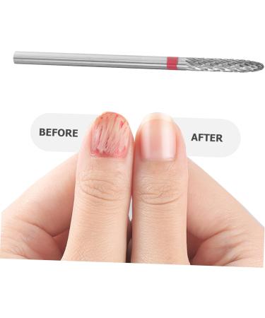 FRCOLOR Nail Polisher Nails Drill Bits Manicure Accessories Nail Drill Bits for Acrylic Nails Nail Bits for Nail Drill Nail Art Tools Nail Art Drill Bits Drill Bit for Acrylic Nails 7.00X1.30X1.30CM Red - Buy Online on GoSupps.com