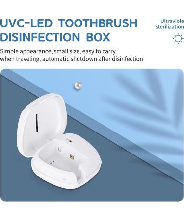 Rechargeable UV Sanitizer Toothbrush Case - Kills 99.9% of Germs - Portable Mini Holder for All Toothbrushes - Ideal for Home and Travel - Buy Online on GoSupps.com