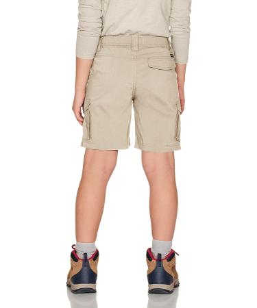 CQR Kids Youth Pull on Cargo Shorts | Lightweight Elastic Waist Athletic Short for Outdoor Camping and Hiking | Driflex Shorts with Pockets - Khaki Large - Buy Online on GoSupps.com