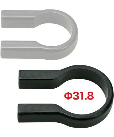 KLICKfix 2110 Handlebar Adapter 31.8mm - Black One Size | International Shipping Available - Buy Online on GoSupps.com