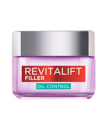 L'Oreal Paris L'Or al Paris Oil Control Anti-Dusk Cream for combination and oily skin 8-hour sebum control less shiny and plumped skin with hyaluronic acid and salicylic acid Revitalift