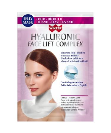 Winter Mask Neck Décolleté Jelly Mask Lifting Elastic Hyaluronic Face Lift Complex