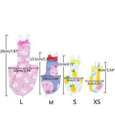 Buy KDJSIC Pet Bird Feces Pocket Diaper - Medium Pink Rabbit Suit for Parrots Cockatiels & Pigeons | Ideal Flight Clothes for Birds - Buy Online on GoSupps.com