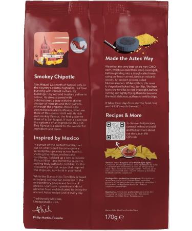 Blanco Ni o - Traditional Tortilla Chips - Smoky Chipotle - 8 x 170g - Buy Online on GoSupps.com