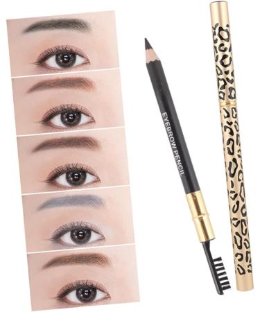 MUSISALY 2pcs Long Lasting Eyebrow Pencils Matte Eyeliner Pencil with Sharpener Eye Brow Pencils Kit Wooden - Buy Online on GoSupps.com
