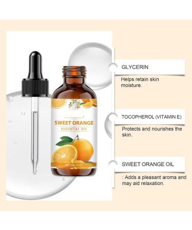 TS TAC-SKY Orange Care Essential Oil - Gentle Hydrating Plant-Based For Skin & Diffuser Non-Greasy Stress Relief With Pleasant Scent(1PCS) - Buy Online on GoSupps.com