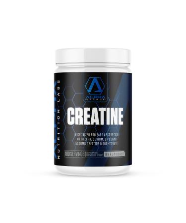 Alpha Nutrition Labs Micronized Creatine Powder Unflavored 500g