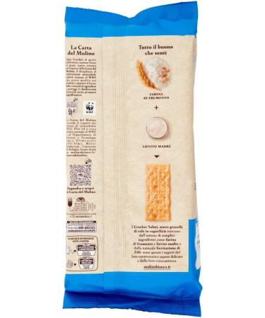  Italian Gourmet E.R. Mulino Bianco Unsalted Crackers with Durable Flour 500g + Italian Gourmet Polpa 400g (Pack of 6) - Buy Online on GoSupps.com