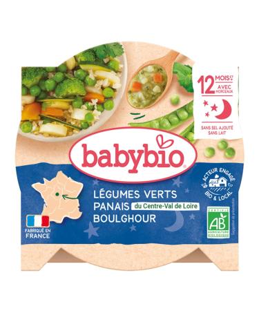 Babybio Pan-fried Greens Loire Valley Parsnip Bulghur with Organic Coriander - 230g