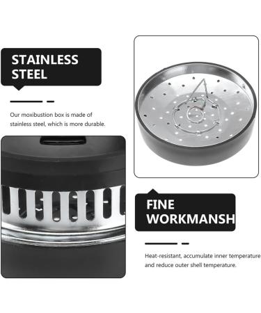 CliSpeed 3 Series Box Moxibustion Vessel Premium Fragrance & Moxa Massage Device | Metal Holder & Aroma Diffuser 7x5x10cm - Buy Online on GoSupps.com