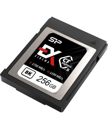 Silicon Power 256GB Cinema EX CFexpress Type B Memory Card | Up to 1700MB/s Read | 300MB/s Min Sustained Write Speed - Buy Online on GoSupps.com