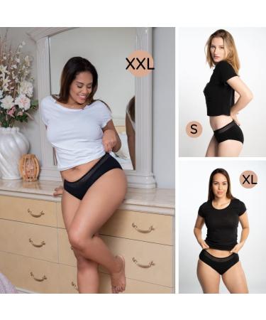Noblood Eco-Friendly Period Underwear Washable Cotton Menstrual Briefs (2-3 Tampons Absorbency) XXS to 3XL for Girls - Buy Online on GoSupps.com