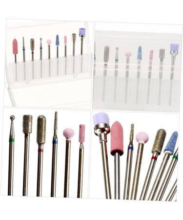 minkissy Nail Set Manicure Drill Bits Nails Kit Diamond Drill Bits Professional Nail Drill Acrylic Nails Drill Bit Acrylic Nail Polishing Kit Nail Kits Corundum Earphone Metal - Buy Online on GoSupps.com