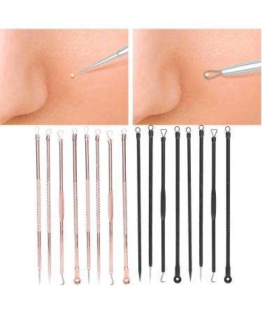 Qukaim Whitehead Removal Extractor Blackhead Pimple Removal Comedone Extractor Tools Professional Whitehead Acne Removal Kit - Buy Online on GoSupps.com