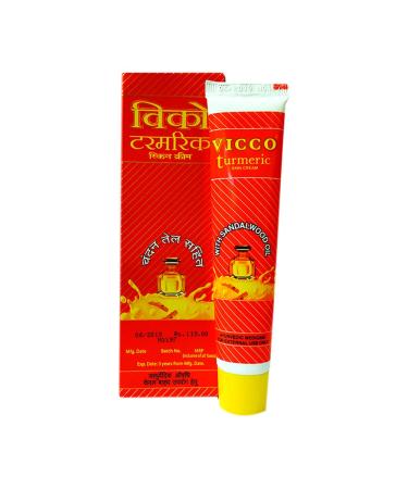 Vicco Turmeric Cream 30g - Natural Ayurvedic Skincare Solution - Buy Online on GoSupps.com