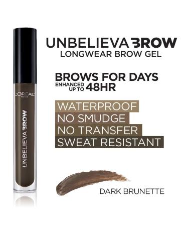 L'Oreal Paris Unbelieva-Brow Tinted Waterproof Brow Gel in Dark Brunette - 575 - Buy Online on GoSupps.com