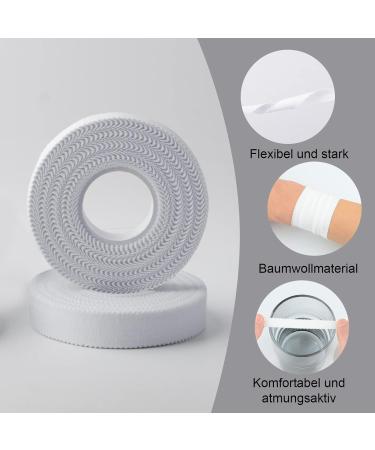 Dashuaige 6 Roll Sport Tape Set - Premium Finger Tape for Climbing Bouldering & Volleyball | White Athletic Tape for Ultimate Grip - Buy Online on GoSupps.com