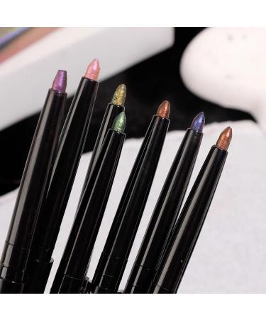  HIFFEY Metallic glitter eyeliner pen purple green waterproof long-lasting glossy coated eyeshadow silkworm makeup cosmetics (Color: 04) - Buy Online on GoSupps.com