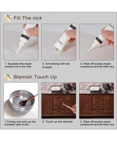 SEISSO Wood Repair Kit - 12 Colors for Furniture, Floors, Cabinets & More - Buy Online on GoSupps.com
