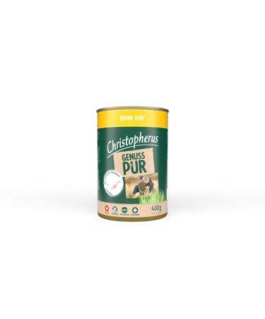 Christopherus Pure Chicken Complete Food for Dogs Wet Food 6 x 400 g