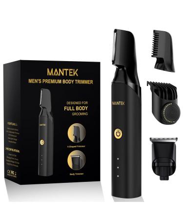 Body Trimmer for Men Includes 2 Quick Change Trimmer Heads Electric Body Groomer Shavers