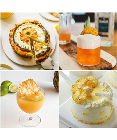 Mkostlich Dried Pineapple Slices Dehydrated Pineapple Slices for Cocktail Garnish Drinks Baking Fruit Tea No Sugar Added No Sulphur Dry Pineapple Slices 3.52oz/100g (2 pack) - Buy Online on GoSupps.com
