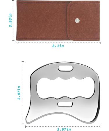 Gua Sha Scraper for Full Body Massage | Cellulite Relief & Muscle Relaxation | Shipping Worldwide - Buy Online on GoSupps.com