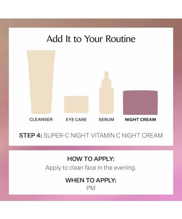 StriVectin Super-C Night Vitamin C Cream | Brightening & Firming Skincare 1.7 Oz - Hyaluronic Acid Boost for Dull Skin - Buy Online on GoSupps.com