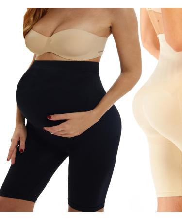 Jengo Maternity Shorts Over Bump Maternity Knickers M Black - Buy Online on GoSupps.com