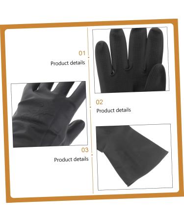 FRCOLOR 9 Pairs Hair Dye Glove Hair Coloring Gloves Hair Dye Shampoo Professional Shampoo Mens Glives Salon Reusable Gloves for Hair Coloring Hair Dying Gloves Black Non-slip Bulls Man - Buy Online on GoSupps.com