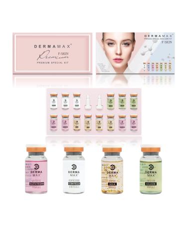 Dermamax BB Premium Glow Skin Special Kit 14 different ampoules for BB treatment Ideal for microneedling and dermaroller treatment | 8 ml each