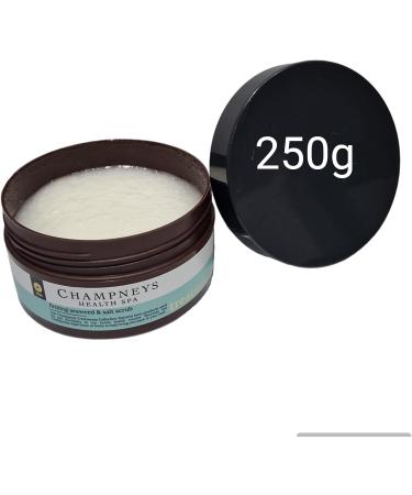 Generic Champneys Treatments Seaweed & Salt Scrub 250g with Free Coral Exfoliating Body Puff Any Colour - Buy Online on GoSupps.com