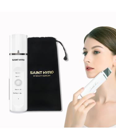Saint Hyro Pore Skin Scrubber Spatula Blackhead Remover Pore Cleaner with 4 Modes Scrubber Spatula Exfoliator with USB Charger Cleaner Face Scraper Machine with Ion Introduction Function